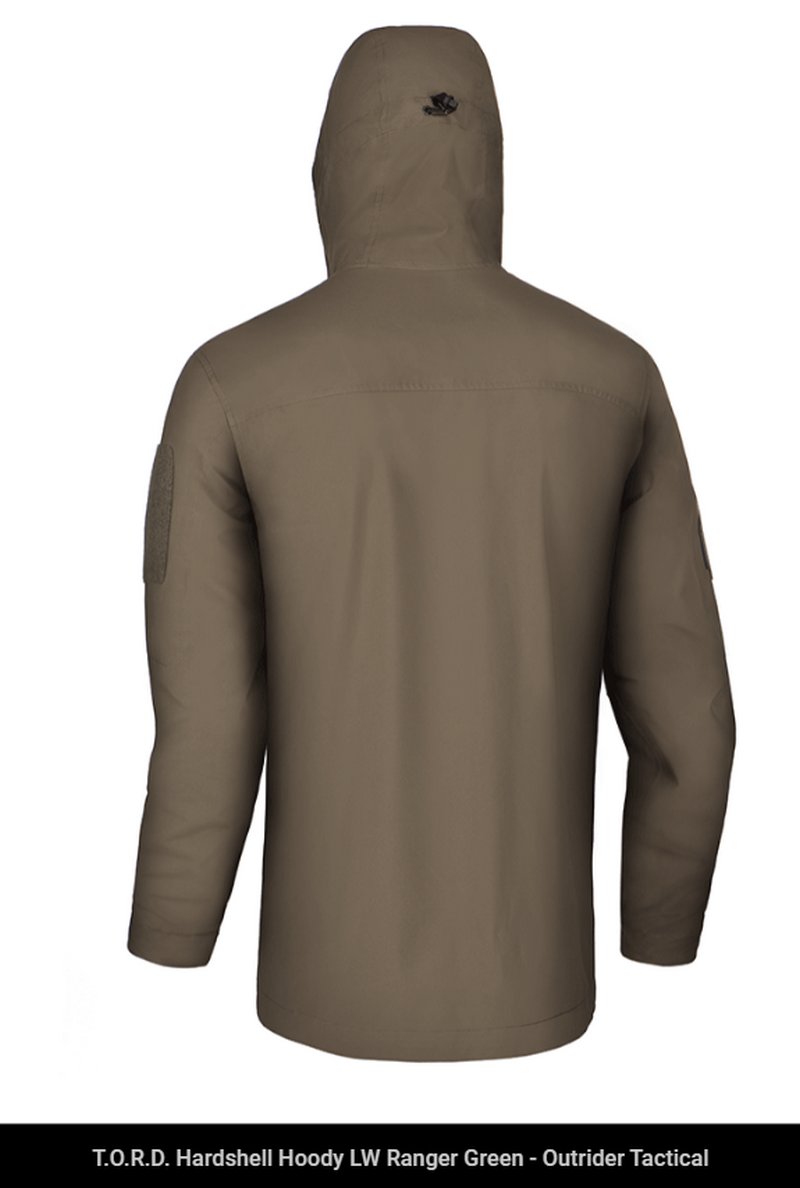 Outrider Tactical T.O.R.D.Hardshell Hoody LW Ranger Green by Outrider Tactical