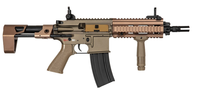 PDW HK M4 Carbine Style Bronze Version 11,1v Lipo Ready AEG Full Metal by Double Bell