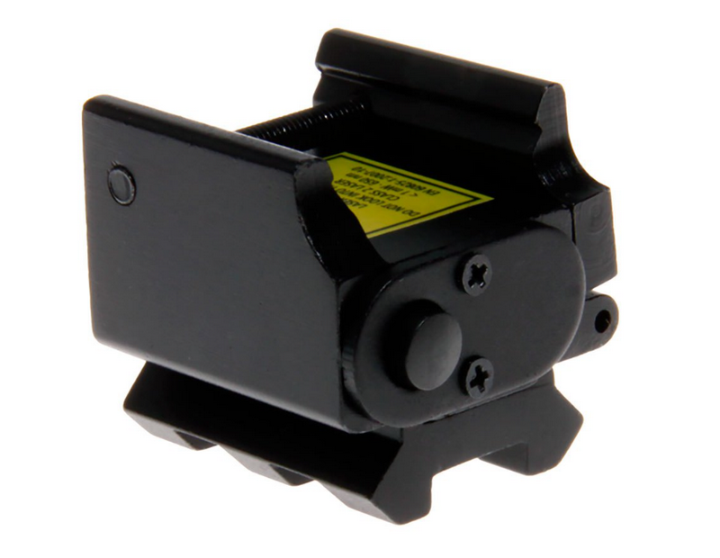 Pistol Red Laser with Picatinny Rail Laser per Pistola con Slitta Weaver by Delta Tactics