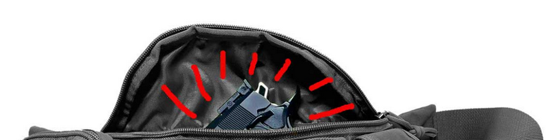 Primal Gear CANTAB Waist Bag Marsupio Black by Primal Gear