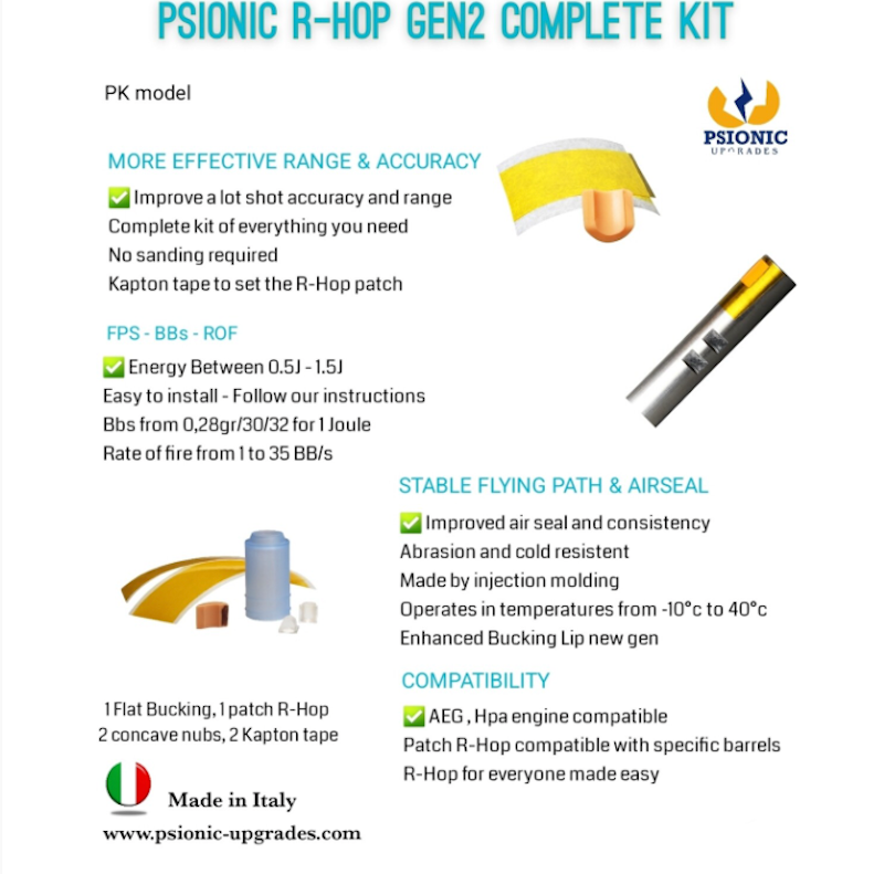 Psionic R-hop All-in Kit N.27 Gen2 per Maple Leaf Steel 6.02mm AEG by Psionic