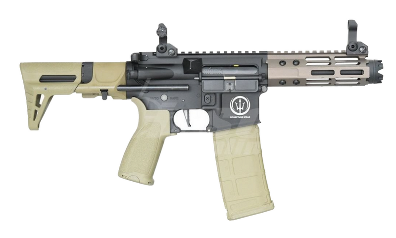 ROSSI Neptune 5.5inch PDW AEG Bronz Dual - Tone Electronic Trigger Mosfet Li-Po Ready by ROSSI Airsoft