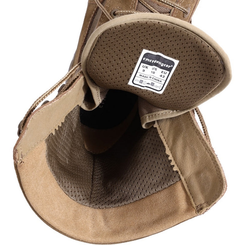 RattleSnake 8inch Coyote Brown Tactical Boots Anfibi by EmersonGear
