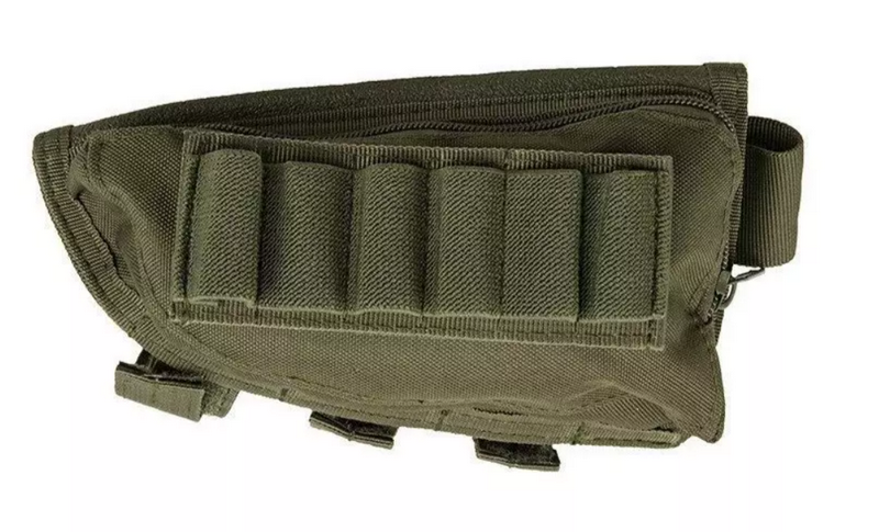 Rifle - Shotgun Stock OD Cheek Pad Poggia Guancia 11 Shell - Cartdidges Pouch
