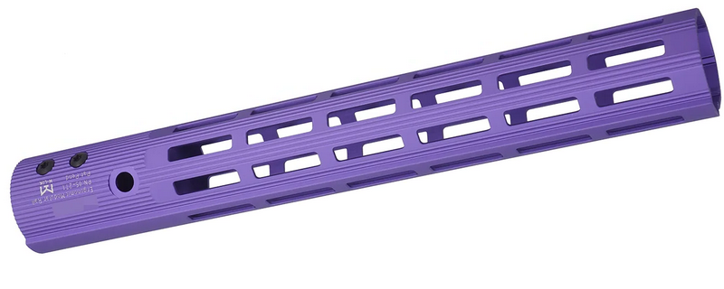 SHS M4 - AR15 EMR Mich 13inch Purple Ergonomic Modular Rail by SHS