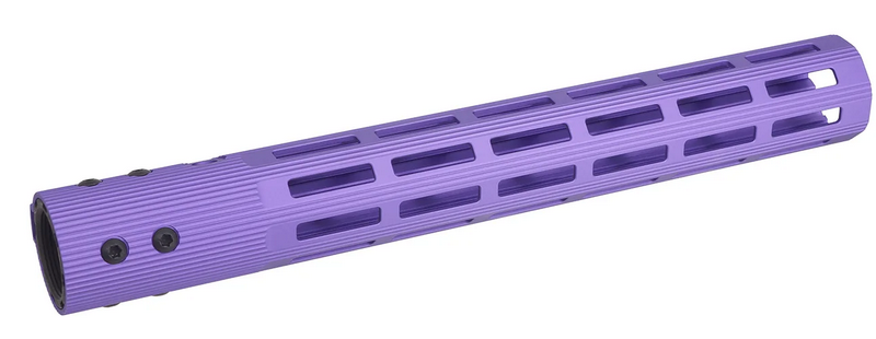 SHS M4 - AR15 EMR Mich 13inch Purple Ergonomic Modular Rail by SHS