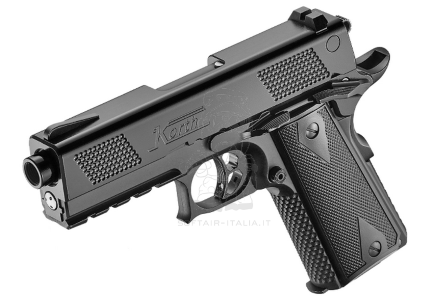 KORTH Licensed PRS 4inch M1911TAC Type GBB Gas Blow Back Full Metal Airsoft Pistol by ICS