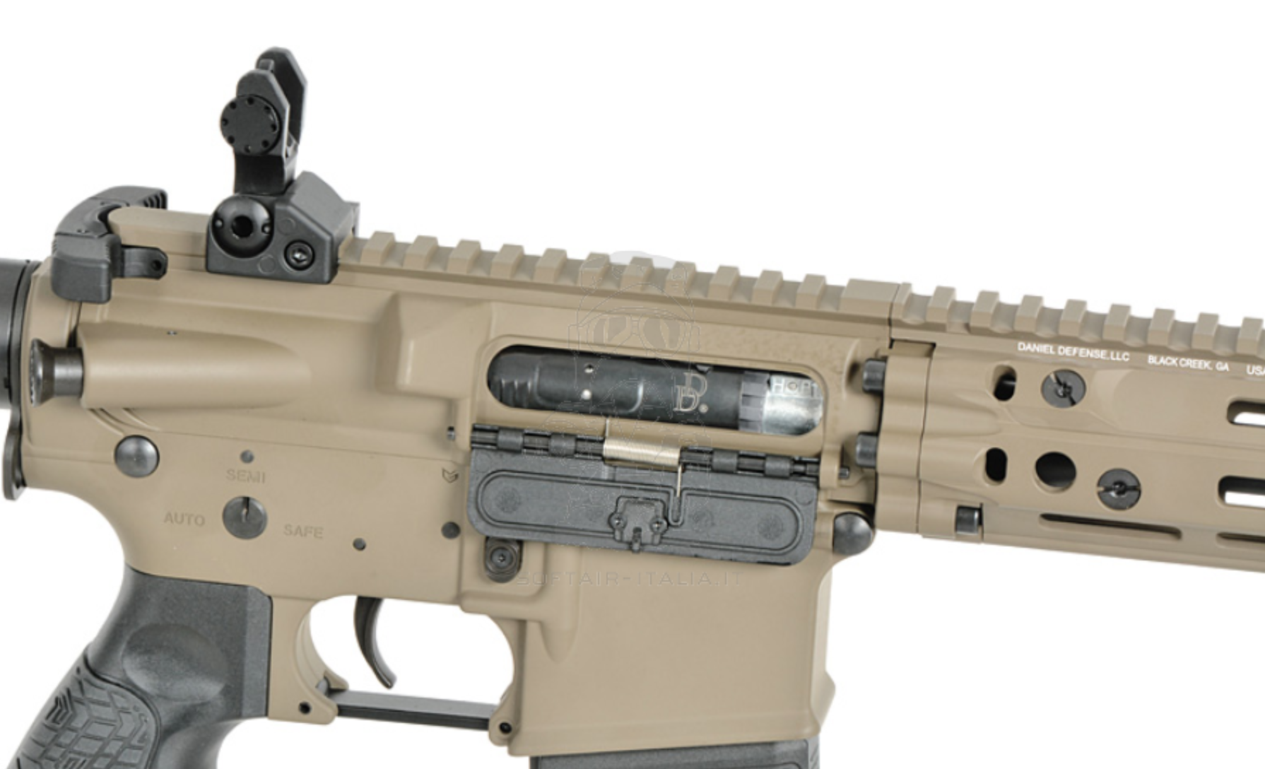 MK18 Daniel Defense RIII 10.3" FDE Flat Dark Earth ETU - Mosfet High Speed E-Edition AEG by EMG - Cyma Platinum