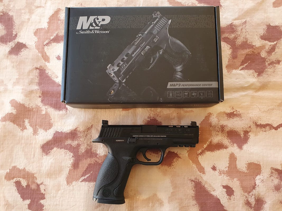 Smith & Wesson M&P9 Perfomance Center Metal Slide GBB Gas Blow Back by Umarex