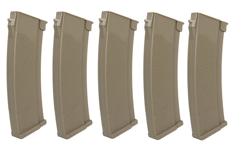 Specna Arms AK 380bb Polymer Tan S-Mag 5pcs Kit by Specna Arms