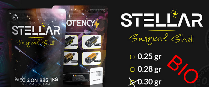 Stellar bb-Pallini Surgical Shot BIO Black 0,30gr. by Potency