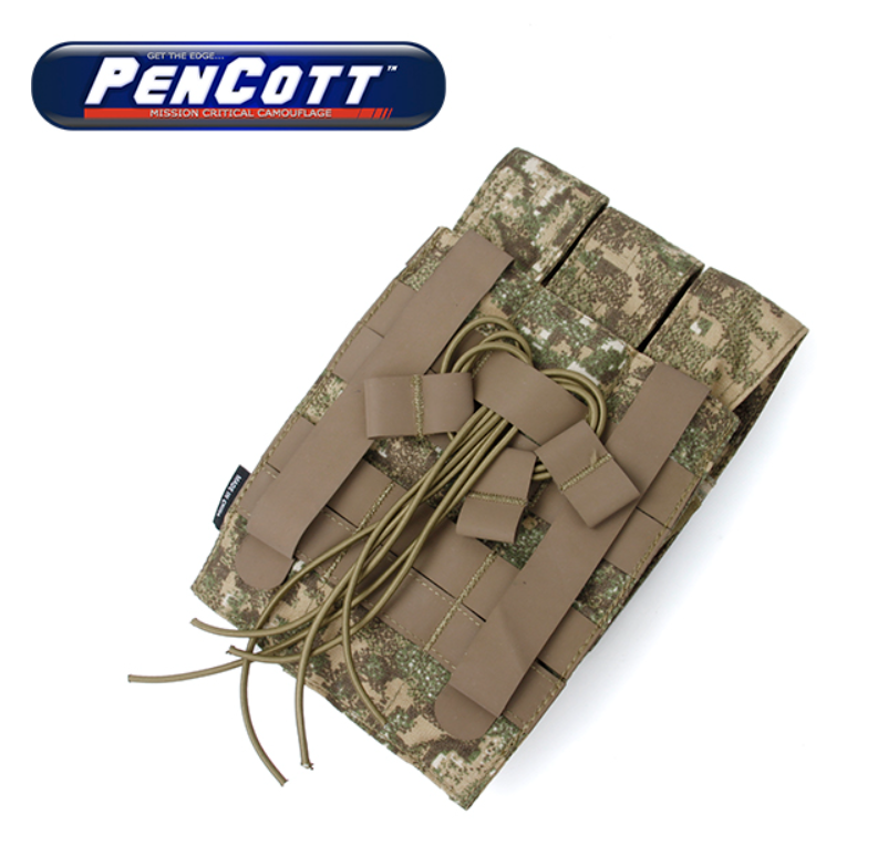 TMC BadLands Penncot Triple SMG Magazine MP7 - ARP - Kriss Vector etc... Pouch by TMC