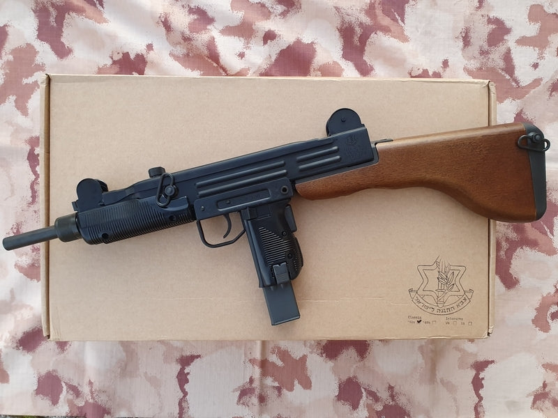 UZI '50s Maschinenpistole "The Peerless Hebrew Blade" Co2 GBB 50s Vintage Style by Northeast