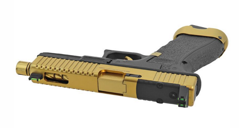 Vorsk EU7 Gold Tactical Metal Slide GBB Gas Blow Back by Vorsk