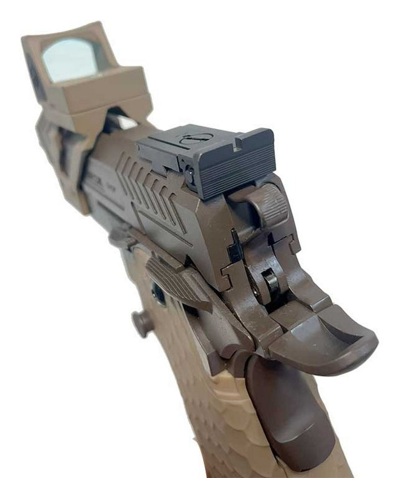 Vorsk Hi-Capa 3.8 TDS Custom Dual Color Black - Tan Full Metal GBB by Vorsk