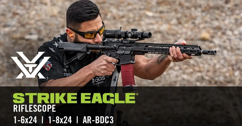 Vortex Strike Eagle 1-6x24 AR-BDC3 MOA Reticle 30mm. by Vortex Optics