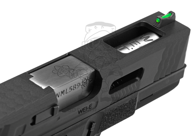 WE G-Force 19 BK Silver Barrel Metal Slide Version GBB Gas Blow Back by WE