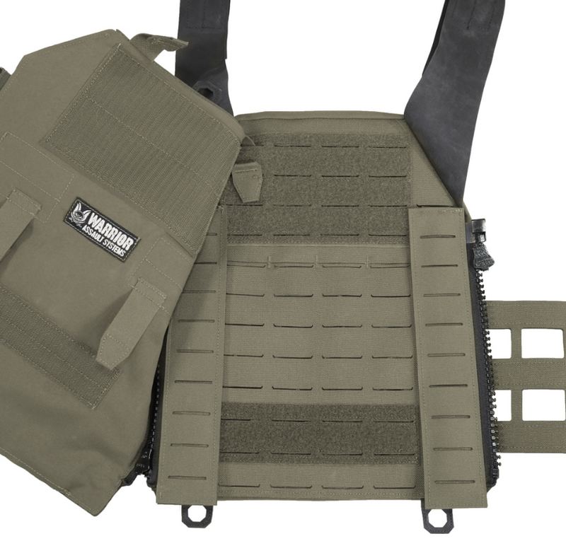 Warrior Assault System Ranger Green Laser Cut 40mm. Asaulters Back Panel MK1 by Warrior Assault System