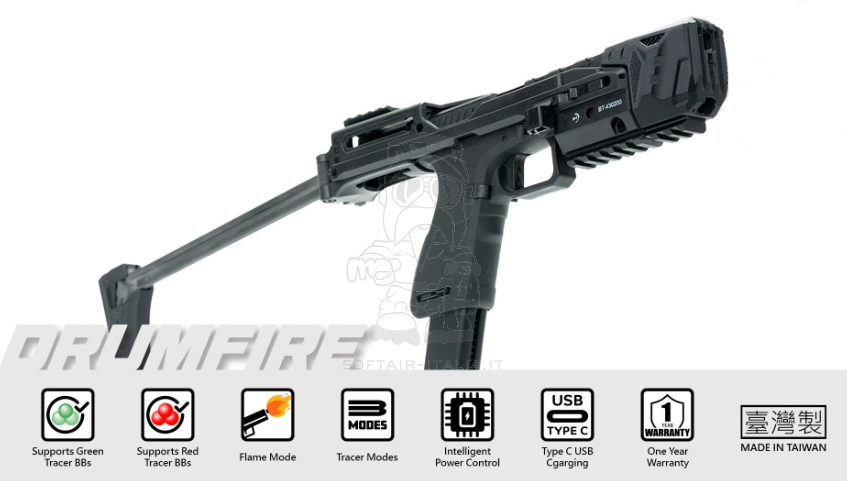 AceTech Drumfire Tracer GBB Pistol Archwick USW Kit by AceTech