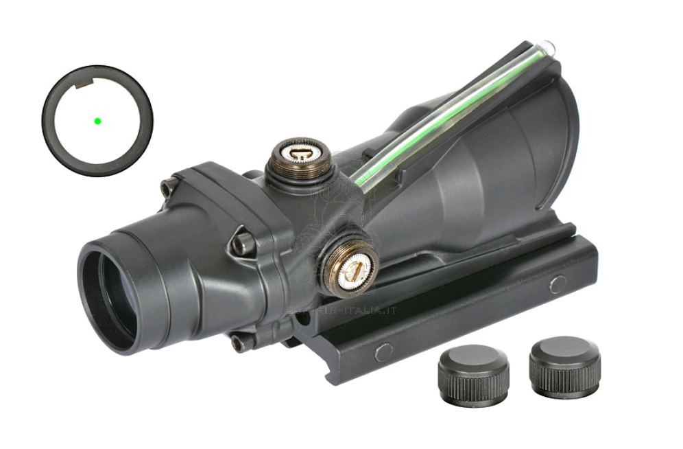 ACOG Type 1 x 32 Reflex Sight w. Real Fiber Optic & Green Target by T-Eagle