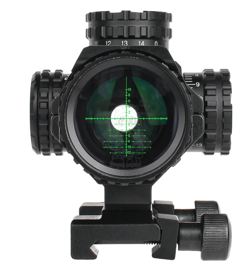 AIM-O Compact Scope 3×25 Scope Red - Green Reticle Waterproof and Shockproof by AIM-O