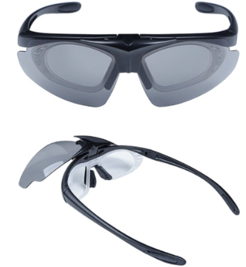 Airsoft Tactical Optical Frame 3 Lenses Occhiali Softair 3 Lenti  con Montatura Interna Per Lenti da Vista by Wosport