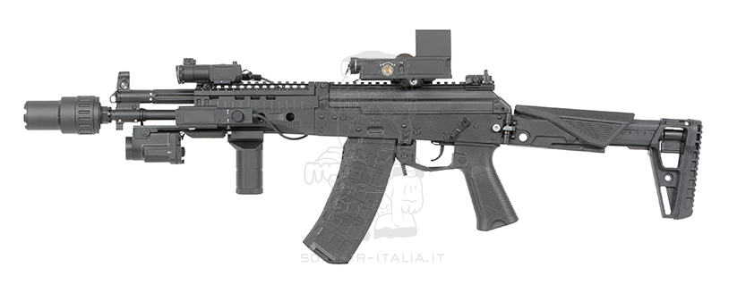 AK12K WE09K 5.45×39 Folding & Retractable Stock Etu - Mosfet AEG WE09-1 by Well Pro