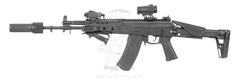AK12L AEG WE09-2 ETU - Mosfet Retractable & Folding Stock by Well Pro