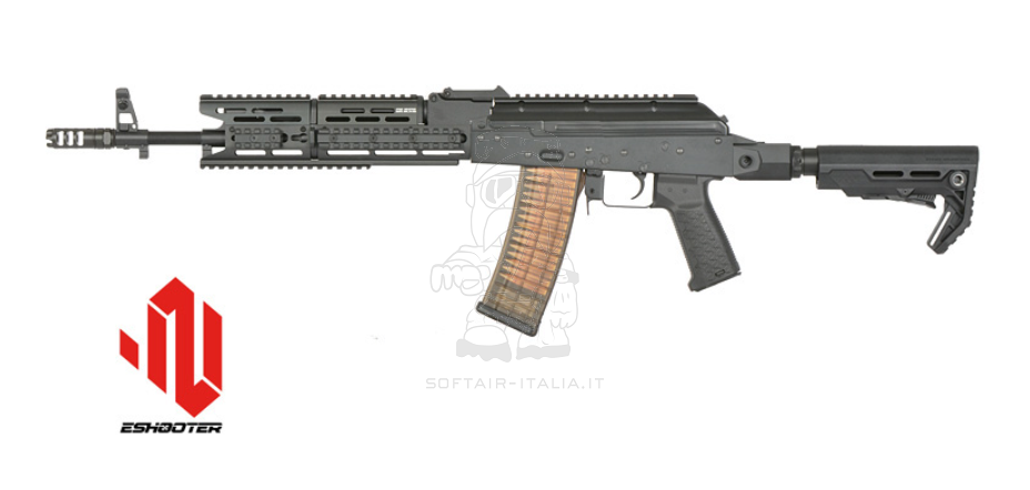 AK74 TRAX Strike Ind. EMG Licensed KeyMod EShooter AEG by Cyma Platinum