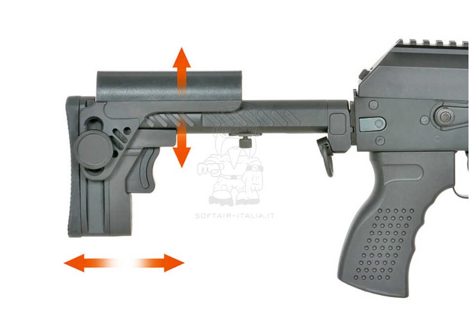 AK74 Tactical EShooter ETU - Mosfet High Speed E-Edition Full Steel & Aluminum AEG by Cyma