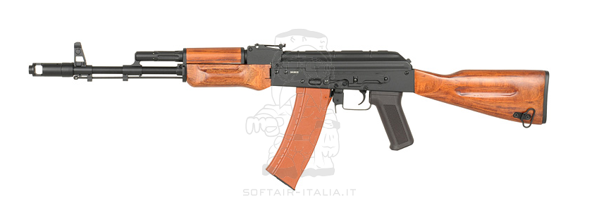 AK74 Full Steel Wood & Metal AEG by Cyma