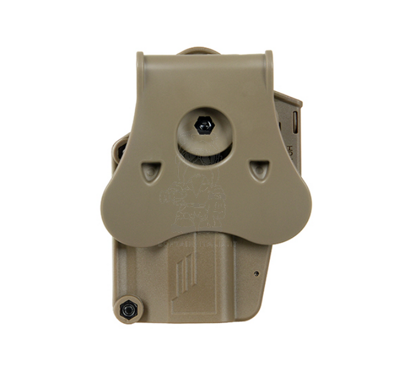 Amomax Universal 80 Handguns Holster 360° Tan Fondina Universale Tan by Amomax