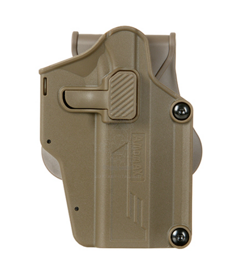 Amomax Universal 80 Handguns Holster 360° Tan Fondina Universale Tan by Amomax