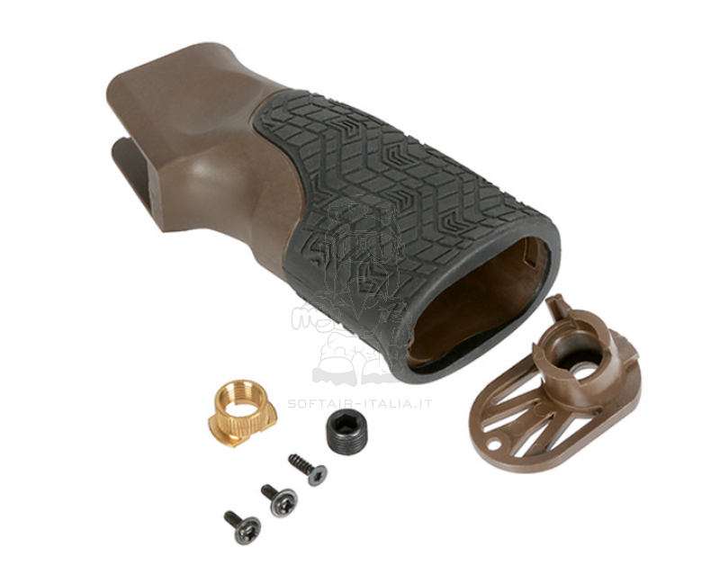 AR15 - M4 DD Type EMG Licensed Brown 20° Angle Pistol Grip by EMG