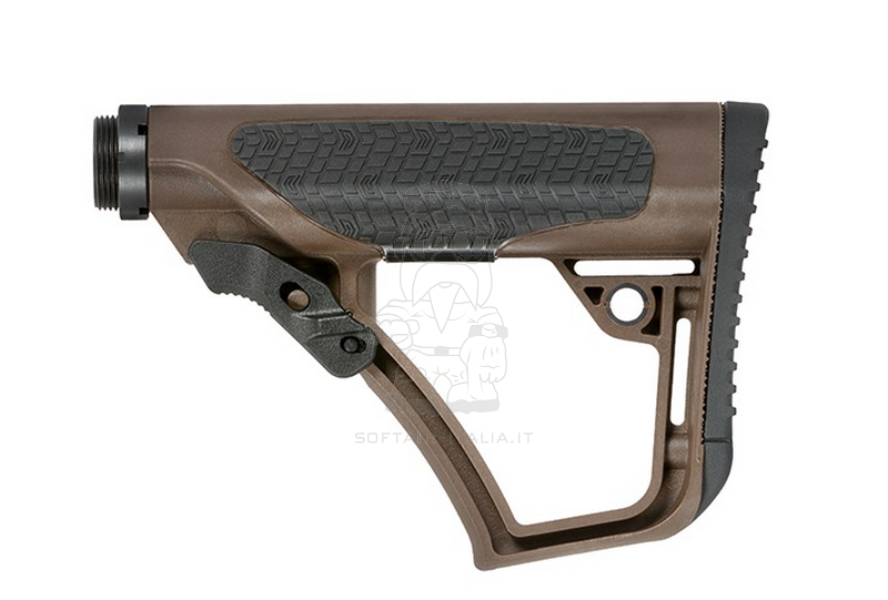 AR15 - M4 DD Type EMG Licensed Retractable Brown Crane Type Stock by EMG