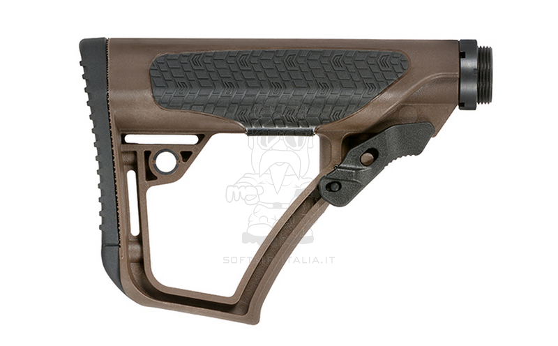 AR15 - M4 DD Type EMG Licensed Retractable Brown Crane Type Stock by EMG
