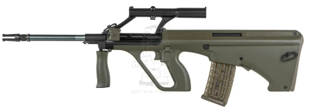 AUG A1 SSR77 Long & Shorty OD ETU Miltary Version 11,1v Li-Po Ready by Novritsch