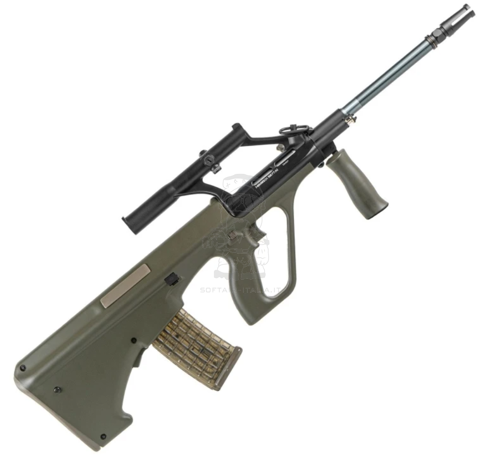 AUG A1 SSR77 Long & Shorty OD ETU Miltary Version 11,1v Li-Po Ready by Novritsch