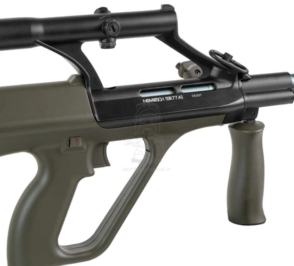 AUG A1 SSR77 Long & Shorty OD ETU Miltary Version 11,1v Li-Po Ready by Novritsch