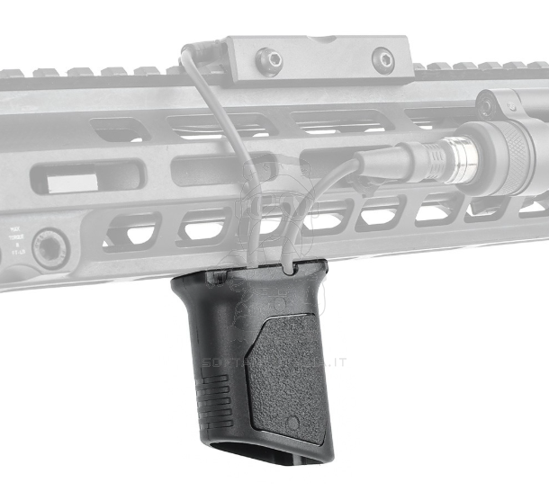 AVG Vertical Forward Grip Torch - Laser Cables Ready KeyMod & M-Lok Compatible by MP