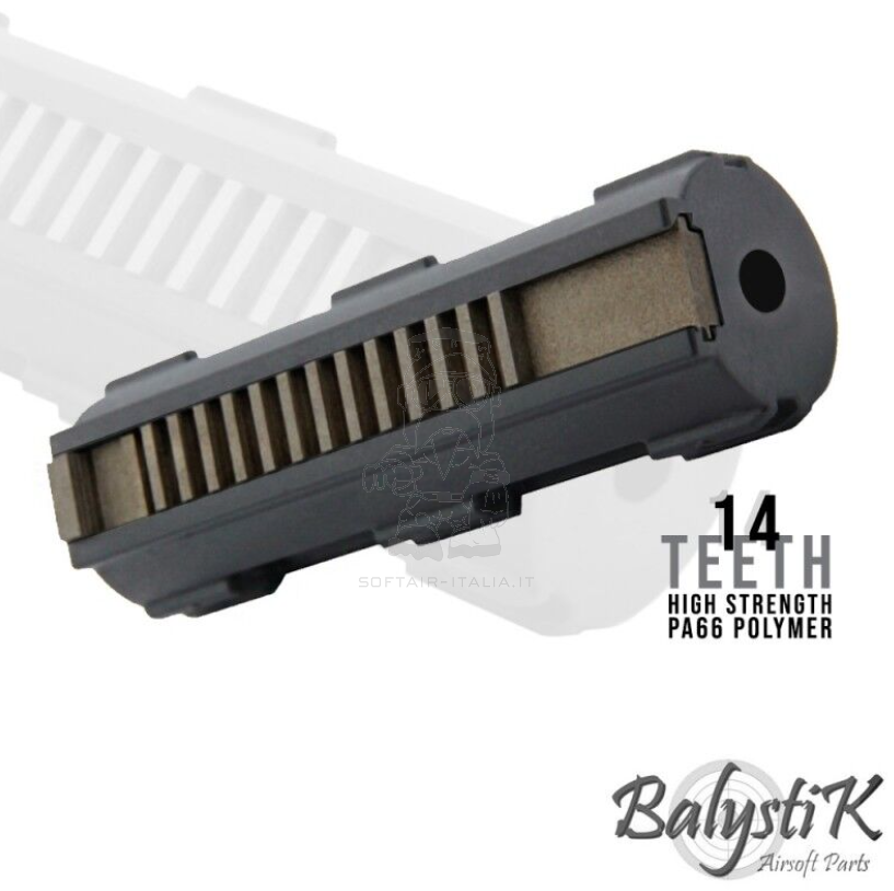 Balystic 14 Teeth Steel Lightweight Rack AEG Piston by Balystic