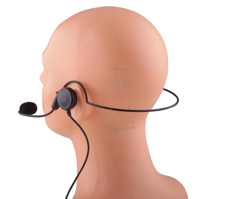 Baofeng Headset PTT Auricolare con Microfono Attacco KenWood by Baofeng