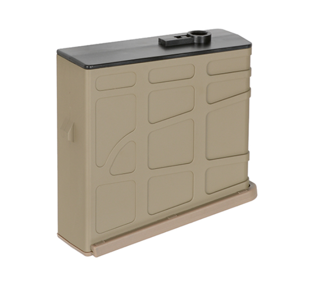 Barret M98B MRAD 100bb DE Dark Earth Desert Tan Magazine by Snow Wolf 6mmProShop