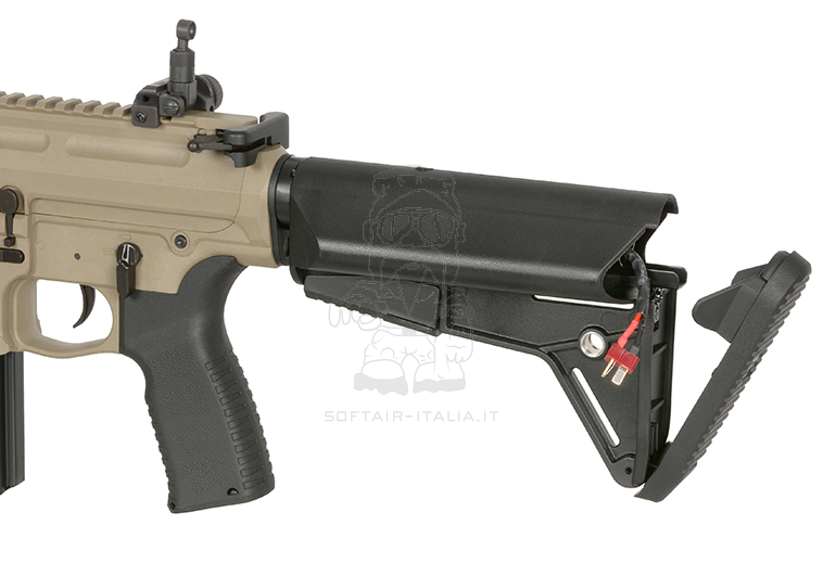 Barrett Rec10 11.5inch M-LOK Handguard DMR Eshooter Kestrel V2 Basic Mosfet cal.7,62 AEG Desert Tan Version by EGM > Cyma