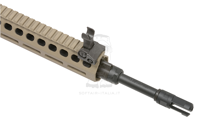 Barrett Rec10 11.5inch M-LOK Handguard DMR Eshooter Kestrel V2 Basic Mosfet cal.7,62 AEG Desert Tan Version by EGM > Cyma