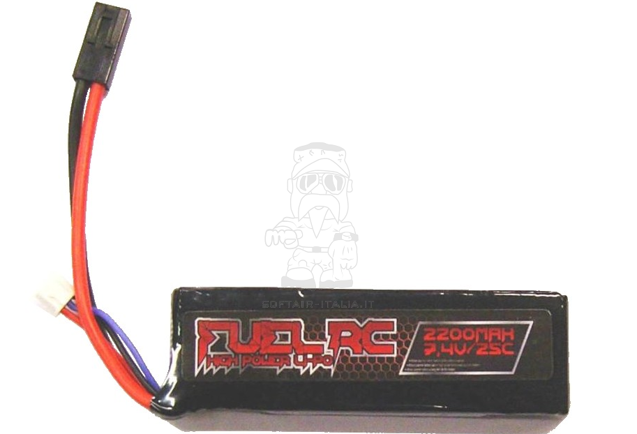 Batteria Li-Po Battery 7.4v 2200mAh 25c 100 x 33 x 13mm. by Fuel