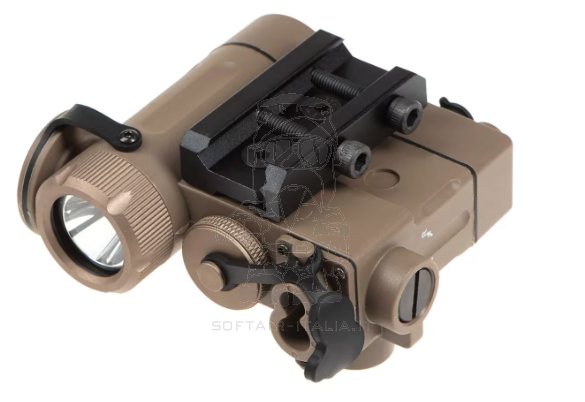 DBAL eMkII TAN Laser Green - Red & Torch Illuminator by WADSN