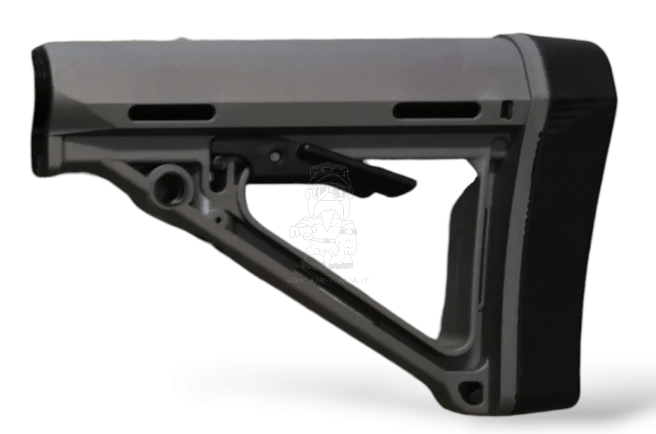 BOM M4 Mil-Spec Grey Stock CTR Fake Type Tokyo Marui & Similars Compatible Calcio Estensibile by Bolt Airsoft