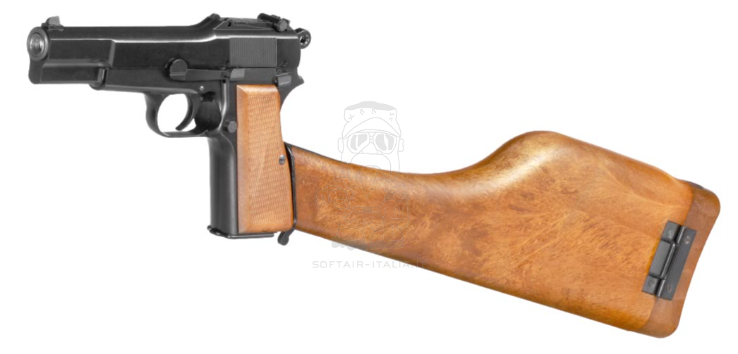 Browning HP High Power M1935 Full Metal with Stock Version by WE