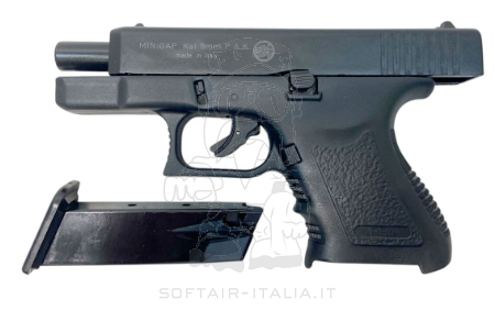Bruni Blank Fire MiniGap 9mm. Pistola a Salve G26 Replica by Bruni